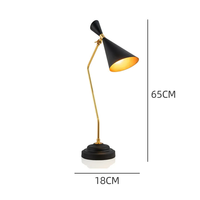Nordic Designer Table Lamp Postmodern Hotel Villa Model Room Living Room Study Bedroom Bedside Reading Desk Lamp