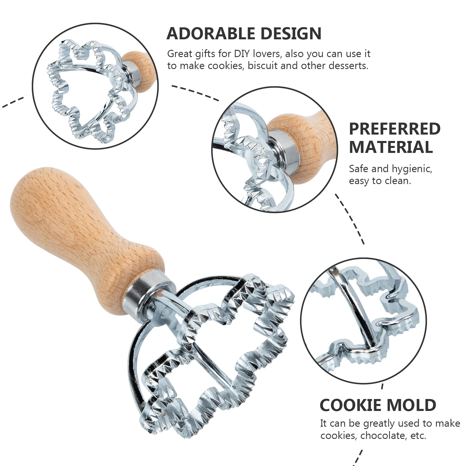 

Cutter Biscuit Mold Cute Cookie Molds Cell Phone Zinc Alloy Mould Dumpling Wrapper Maker