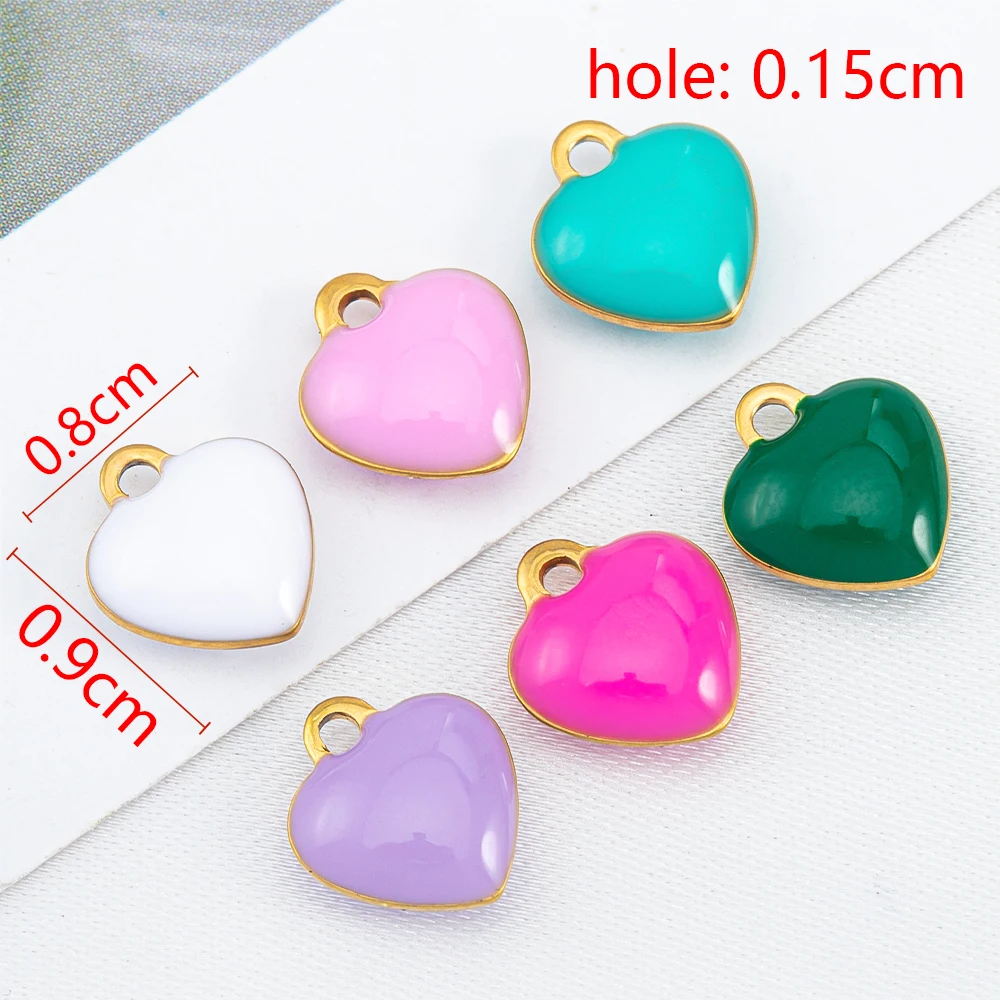 20 Stück Edelstahl Kleine Seestern Charms Fisch Anhänger Emaille DIY Schmuckherstellung Zubehör Erkenntnisse Ozean Halskette Ohrringe – Detail 26