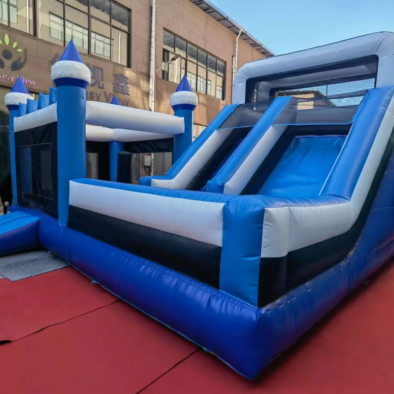 

Надувной батут-горка комбо коммерческий, надувной батут-замок для детей, надувной батут-домик для проката на вечеринки PartyRentalspro