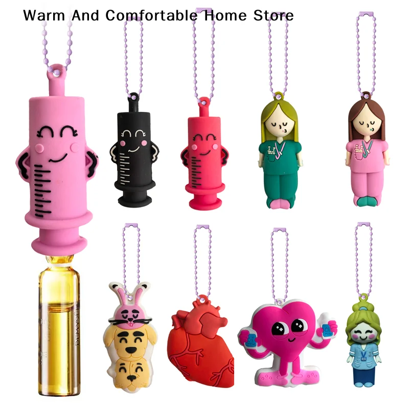 【SE】1Pc Syringe-Shaped Ampoule Bottle Opener Keychain for Nurses And Doctors Medication Vial Breaker Tool