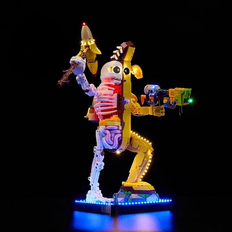 

Набор светодиодного освещения, подходящий для строительных блоков LEGO Fortnite Peely Bone 77072. (модель кирпичей не входит в комплект)