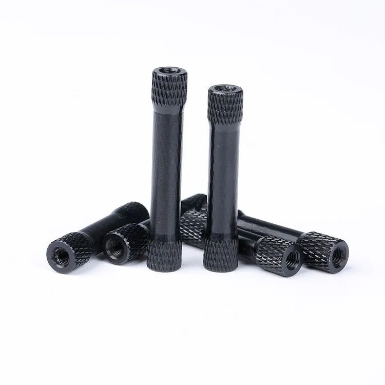 Model aircraft accessories M3 * 25/26/28/30/32/35 mm double-ended reticulated matte aluminum column