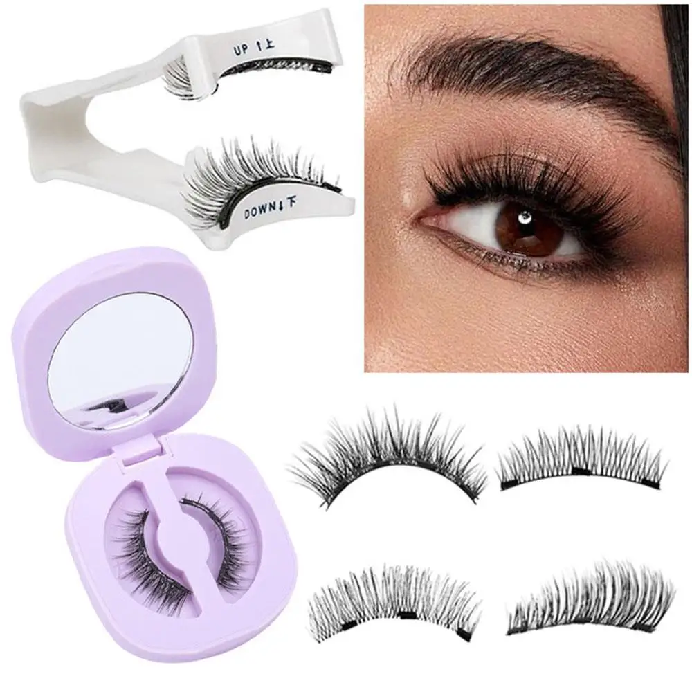 1 paire de recourbe-cils aimant pince à cils Extension de cils cils magnétiques articles réutilisables outil de maquillage utile cils à boucles naturelles