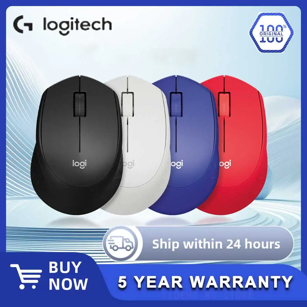 Беспроводная мышь Logitech M280 — портативный USB-приемник для офиса, домашних компьютеров и игр