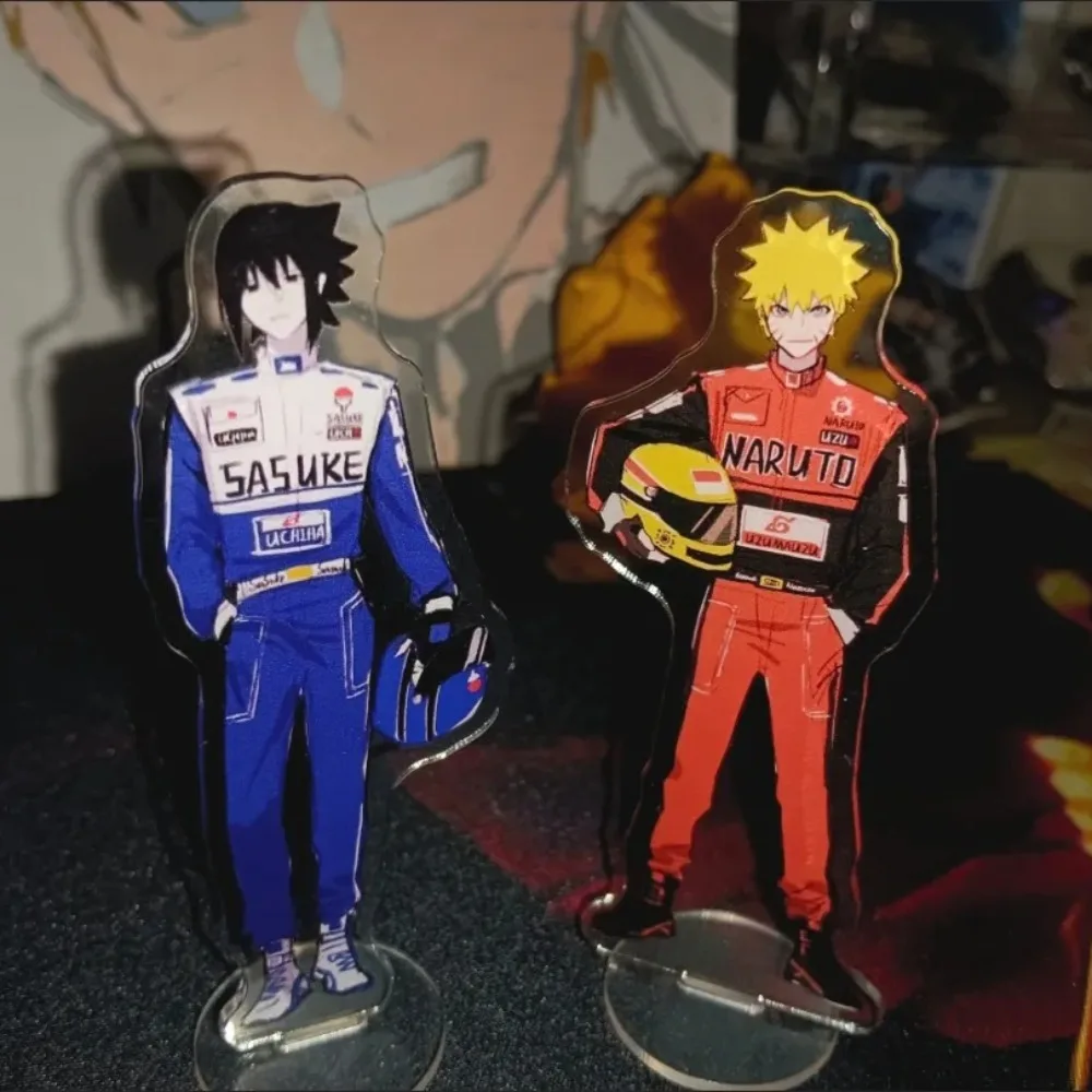 NARUTO Akrilik Berdiri Gambar Uchiha Sasuke Uzumaki Naruto Anime Perifer Lucu Orisinalitas Baju Balap Pemodelan Desktop Ornamen