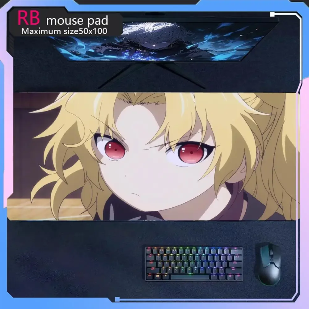 

anime MousePad Black-Bullet Mouse Pad high-definition printing anime large game mouse pad Game console company keyboard mouse pa