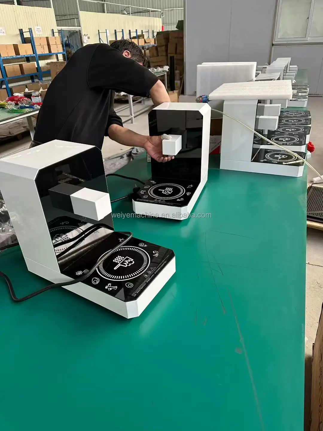 Self-service Electric Korean Noodle Induction Cooker Machine for Cooking Instant Noodles Adjust the Temperature Water Volume