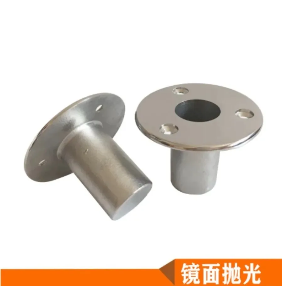 1pc Marine Boat Yacht 316 Stainless Steel 90 Degree Embedded Deck Pipe Base 25mm 1PC woodworking tools