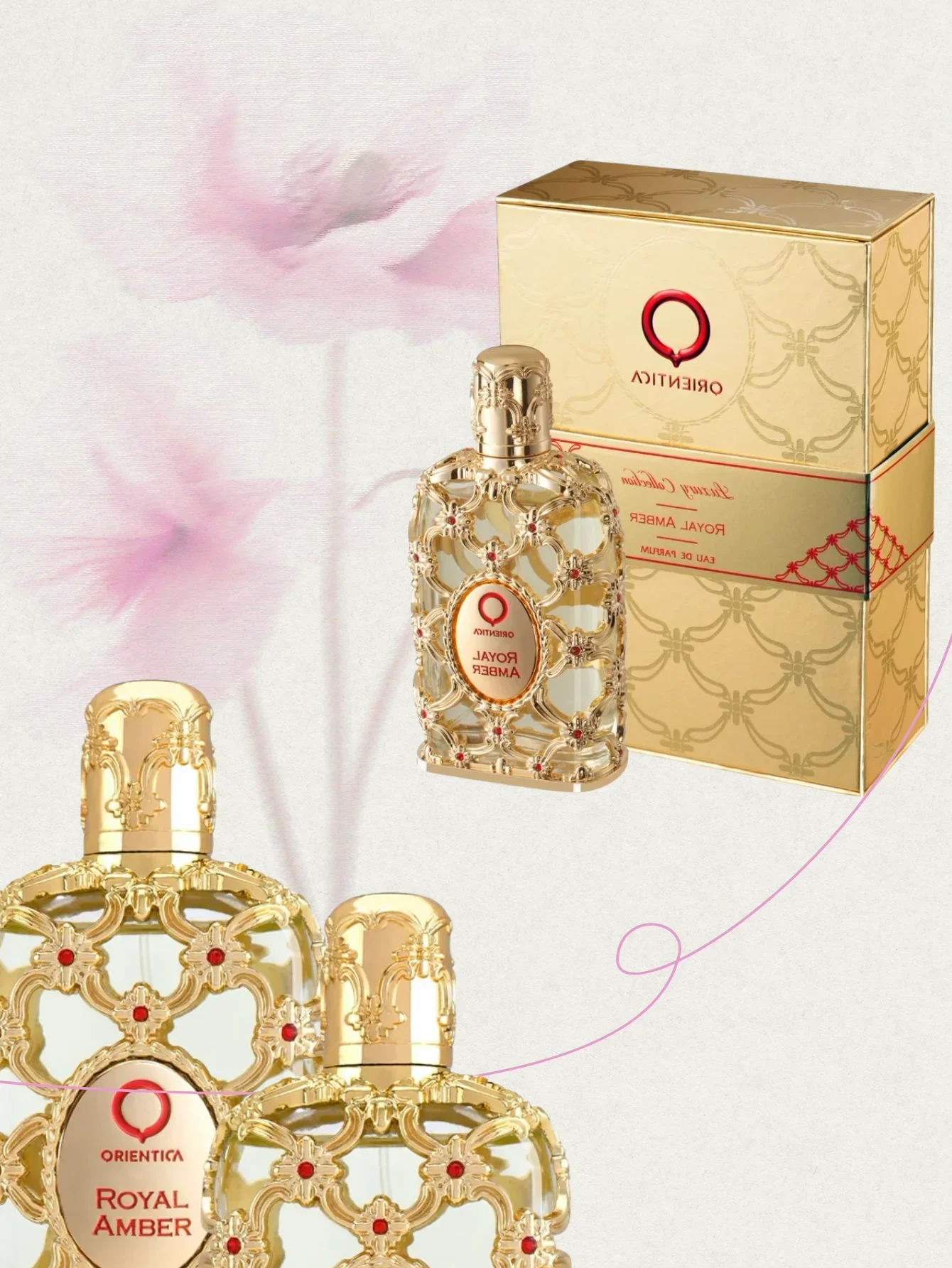 أورينتيكا رويال آمبر أو دو برفوم 80 مل / 2.7 أونصة |   عطر فاخر للجنسين |    زجاجة هدية عطر فانيليا وودي من العنبر