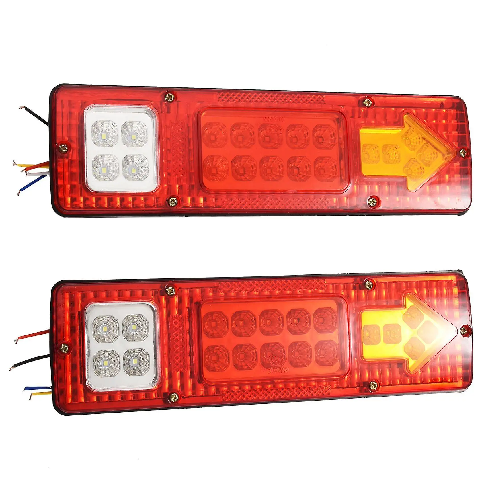 2x 12v 19 Led Lights 5 Functions Tail Indicator Lamp