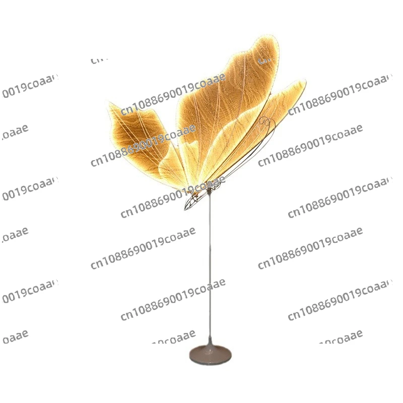 

Luminous Butterfly Wing Pendant Ceiling Decoration Wedding Road Guide Hotel Stage Decoration Lights Floor Standing