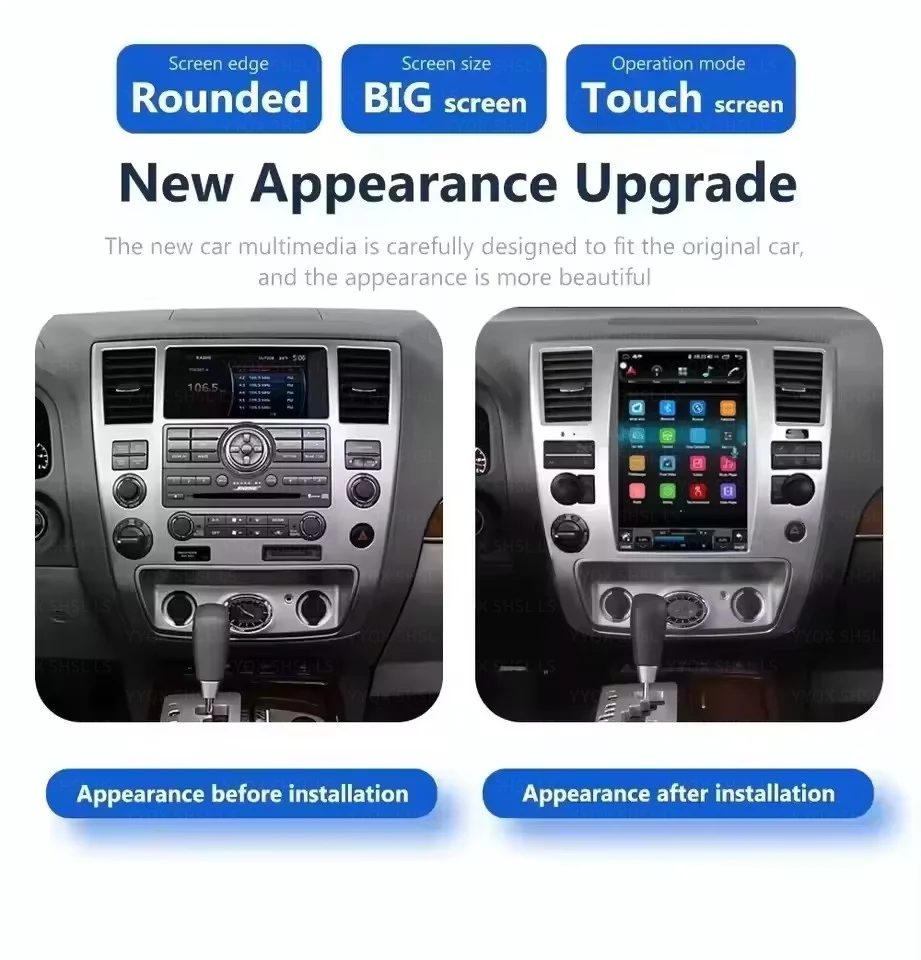 Android 15 For Nissan Patrol Armada Infiniti QX56 2006 - 2012 Car Radio Multimedia Player GPS Navigation Auto Stereo Head Unit