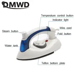 700W 110V 220V Collapsible Flatiron Folding Travel Steam Iron Mini Electric Flatiron Adjusted Temperature Steam Electric Irons