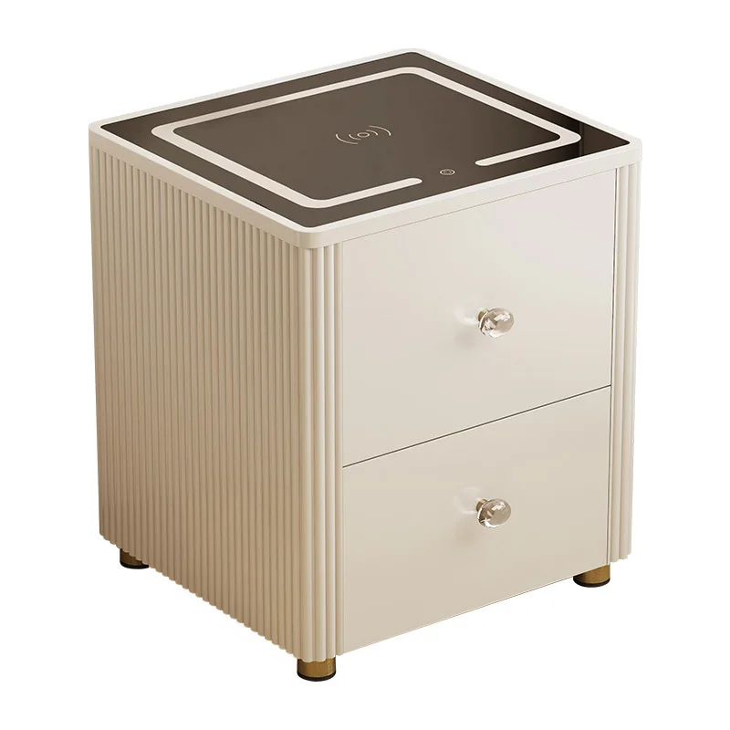 

Bedside table Safe 2025 paint simple fingerprint password facial recognition home anti-theft integrated bedside table