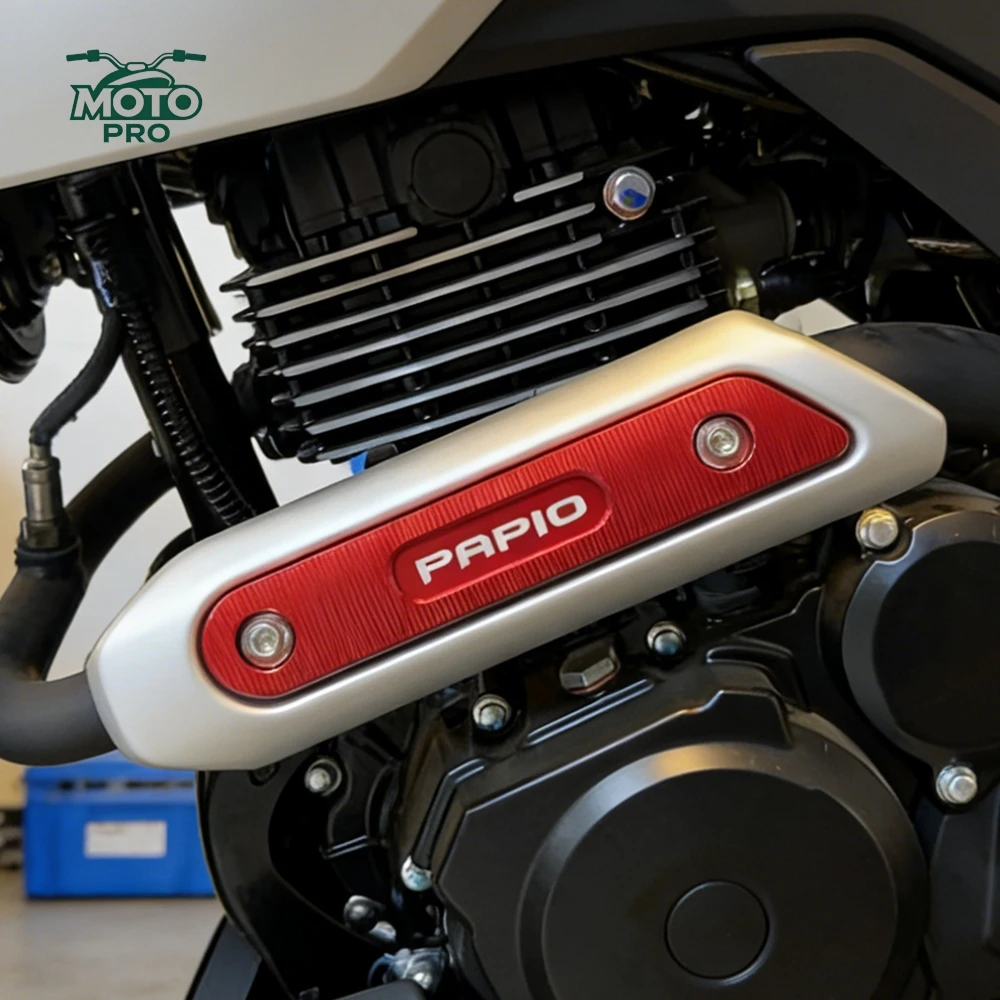 

For CFMOTO CF MOTO XO PAPIO RACER TRAIL XO-1 XO-2 PAPIO SS CL 2023 2024 2025 2026 Exhaust Pipe Heat Shield Cover Protector