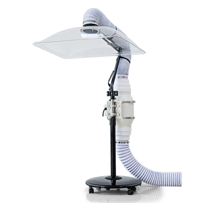 عادم دخان عمودي لعلاج الكى، منقي هواء منزلي محمول، تهوية 3 سرعات، نظام استخلاص الدخان المدمج #1