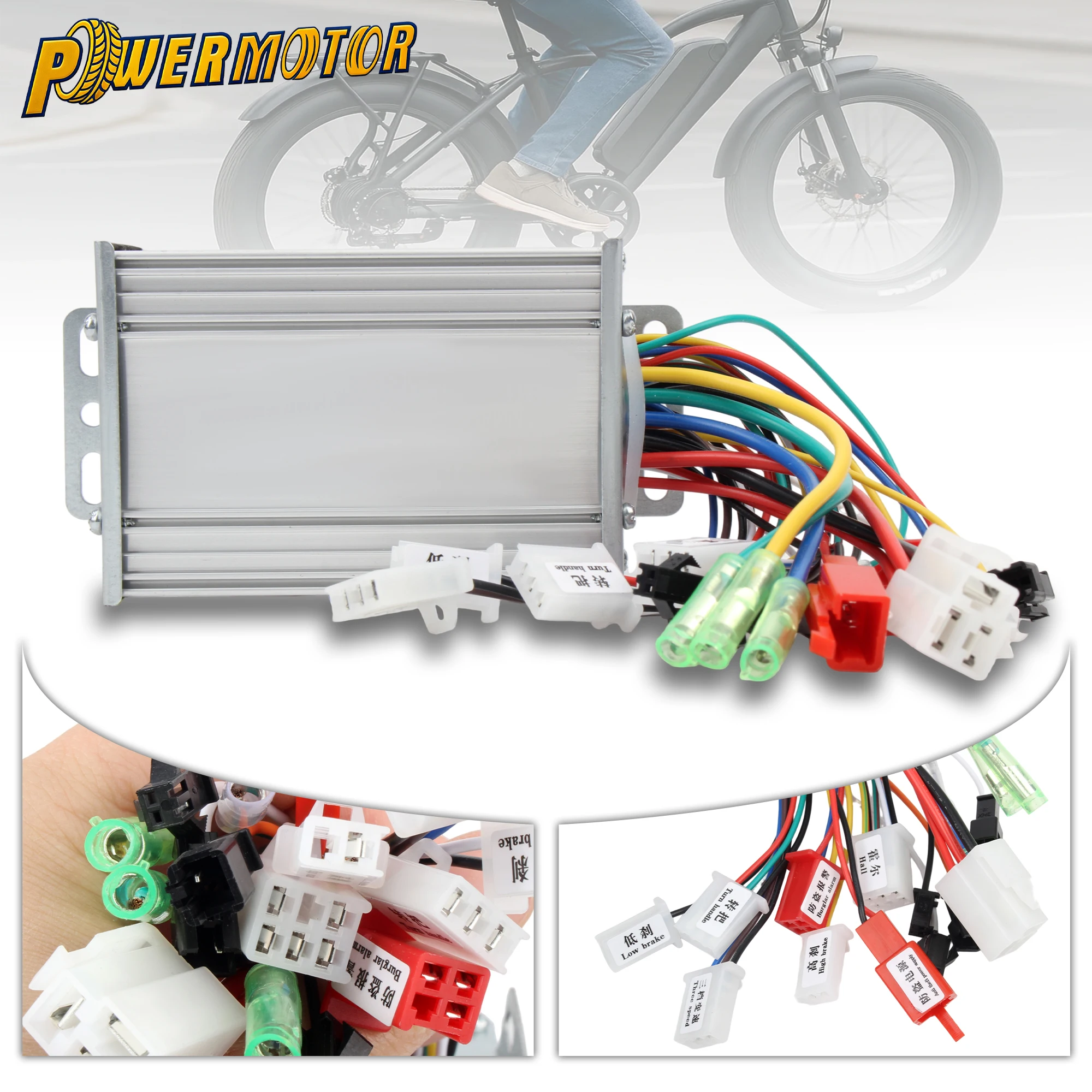 

36V-48V 350W Brushless DC Motor Controller For Electric Motorcycle Scooter Electric Bicycle BLDC Motor Driver Accessories