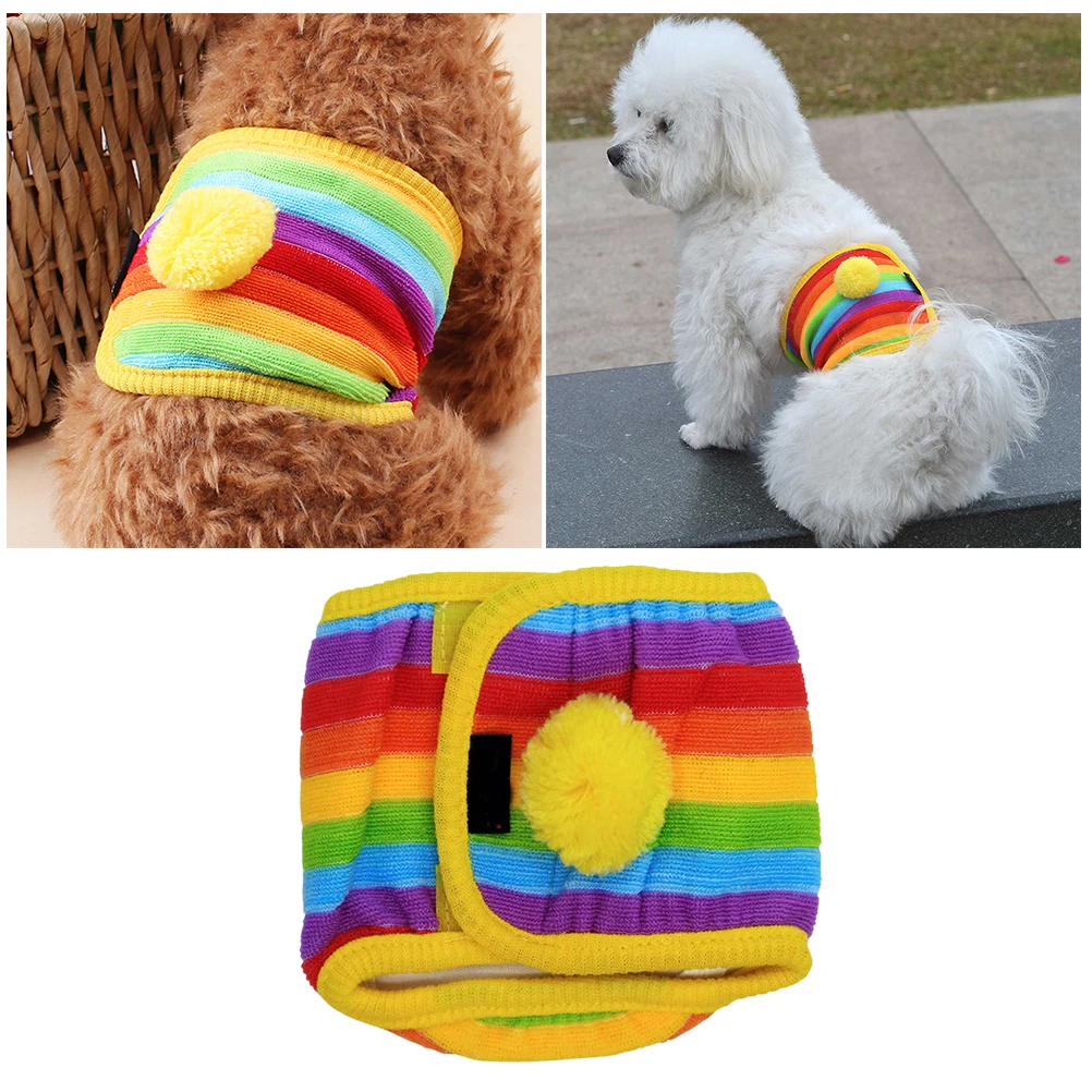 

Male Dog Physiological Pants Cotton Blend Breathable Summer Protection for Dogs Pet Diapers Wraps Training Nappies