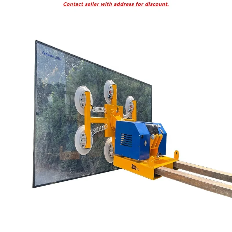 

Heavy Duty Load Vacuum Lifter Forklift Fixture Glass Equipment With Firm Suction Cup