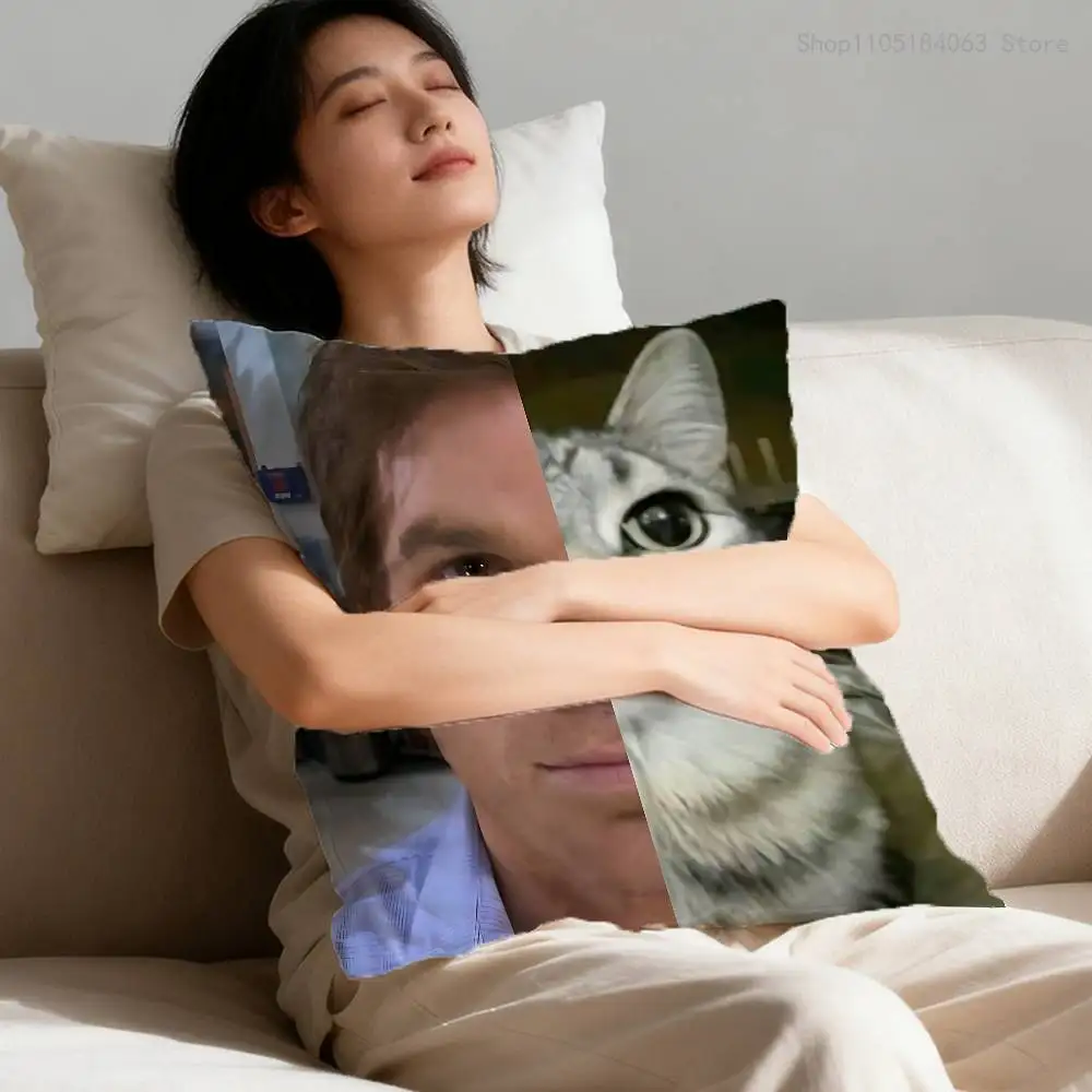 D-Dexter Morgan Pillow Case For Sofa Decor Car Office Room Printing Cushion Cover Decorations and Protector