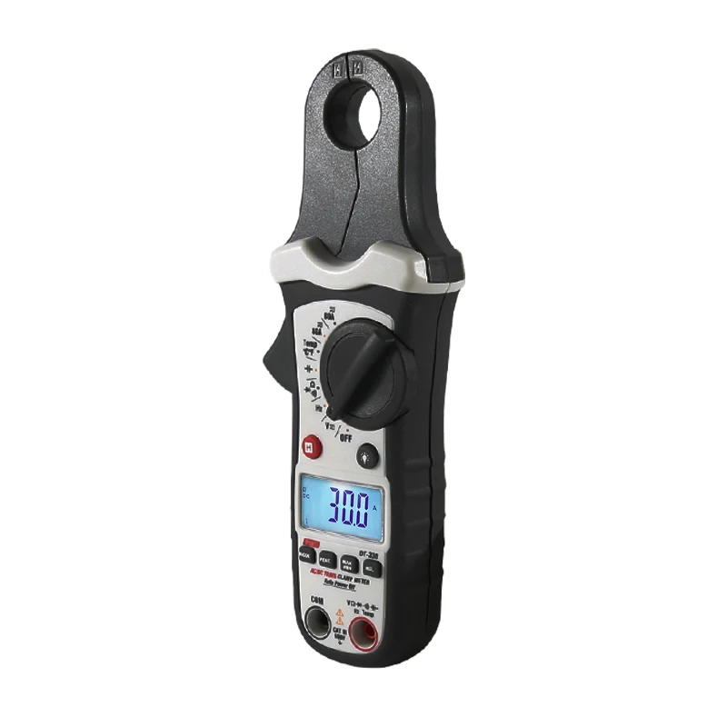 High Accuracy Digital Clamp Meter Professional Handheld Small Diameter Electricity Tester AC/DC Voltage, Current Meter, Resistan