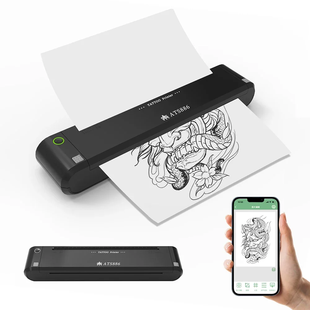 Professional Wholesale Tattoo Portable Tattoo Thermal Stencil Printer Tattoo Transfer Machine