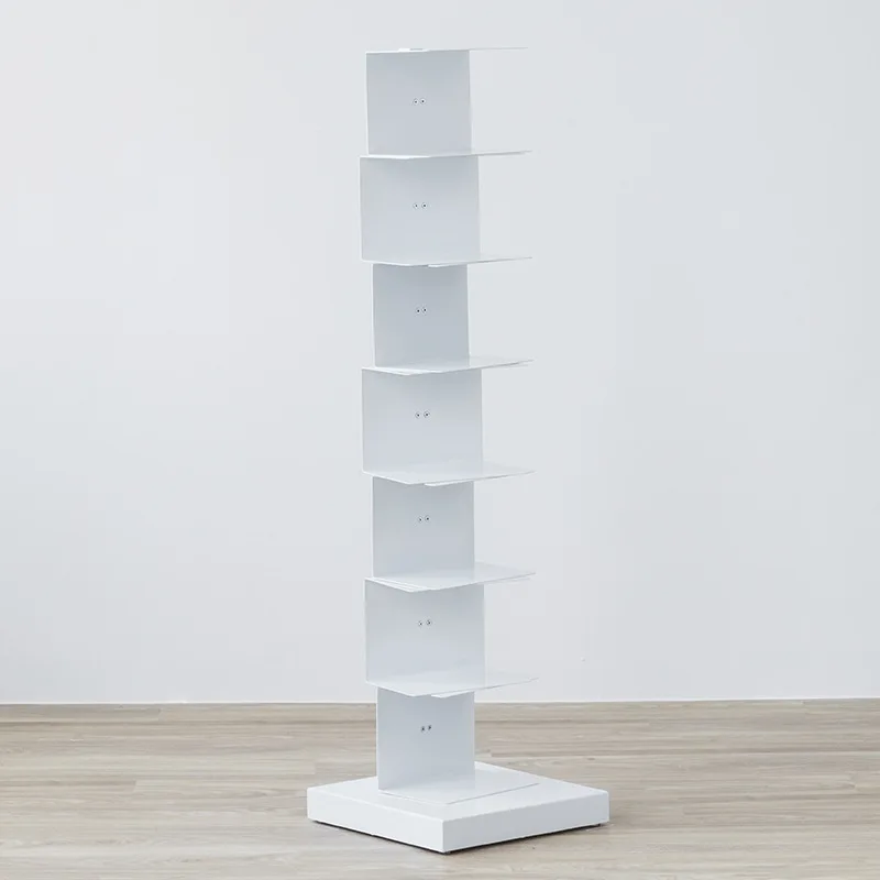 Vertical floor corner shelf, simple personality creative art storage shelf sky bookshelf