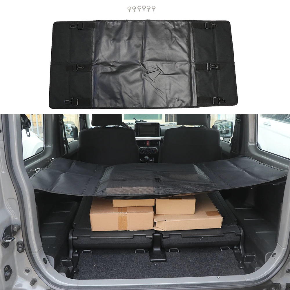

Lantsun JMN004 Car Trunk Partition Panel Fit PVC Car Rear Trunk Partition Board for Jimny 2019+, 2-3Door
