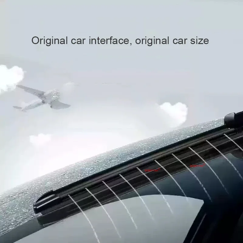 Car Modify Front Windshield Water Spray Wiper Blades Auto Wet Arm Cleaning Wiper Accessories For XIAOMI SU7 YU7 2024-Present