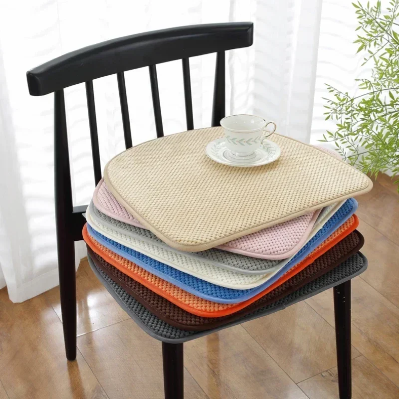 Light Luxury Horseshoe Shaped Chair Cushion Four Season Universal Curved Dining Chair Cushion Household Breathable Stool Cushion