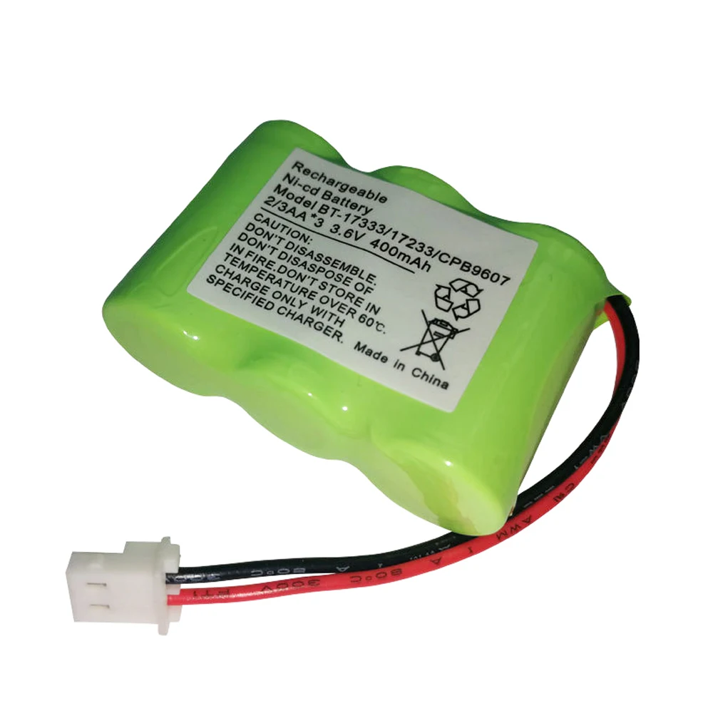 1-10 PCS Zamienna bateria Ni-CD 3,6 V 400 mah Bateria do BT17333 BT- 163345   BT27333 Bateria 3,6 V 2/3 AA hurtowo