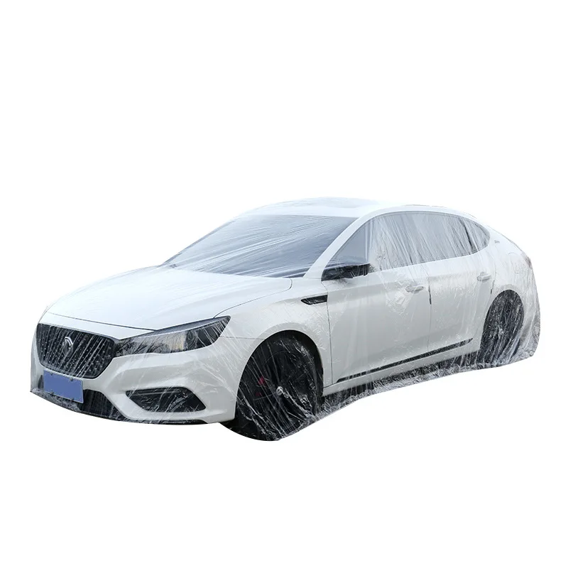 Disposable Cover for Car, Sunscreen, Rainproof and Dust Cover, Full Cover for Car Clothes, Sunshade Cover, Anti-Hail image 6