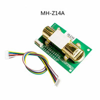 100%New original NDIR CO2 SENSOR MH-Z14A infrared carbon dioxide sensor module,serial port, PWM, analog output MH-Z14