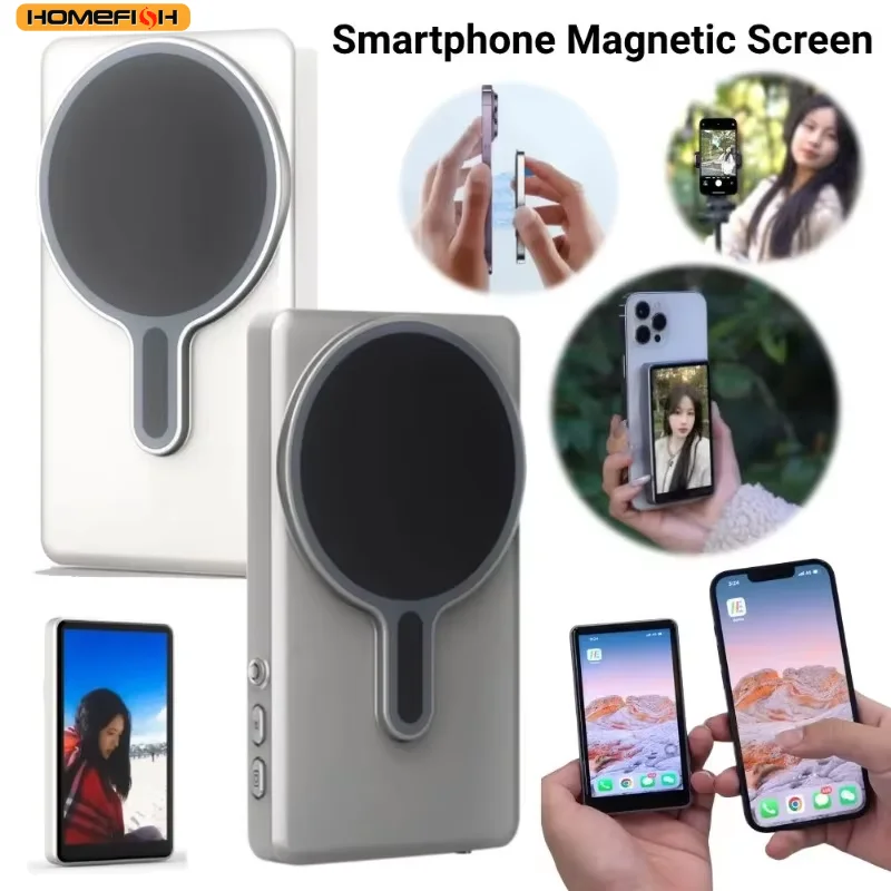 Mobile phone magnetic projection device, rear - high - definition self - shooting, wireless projection is extremely convenient