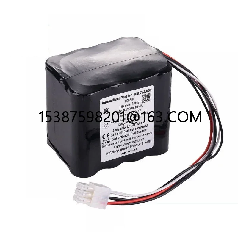 14.4V 6450mAh Li-ion Rechargeable Battery for Imtmedical Bellavista 1000 300.784.00  H2B360 replacement Battery