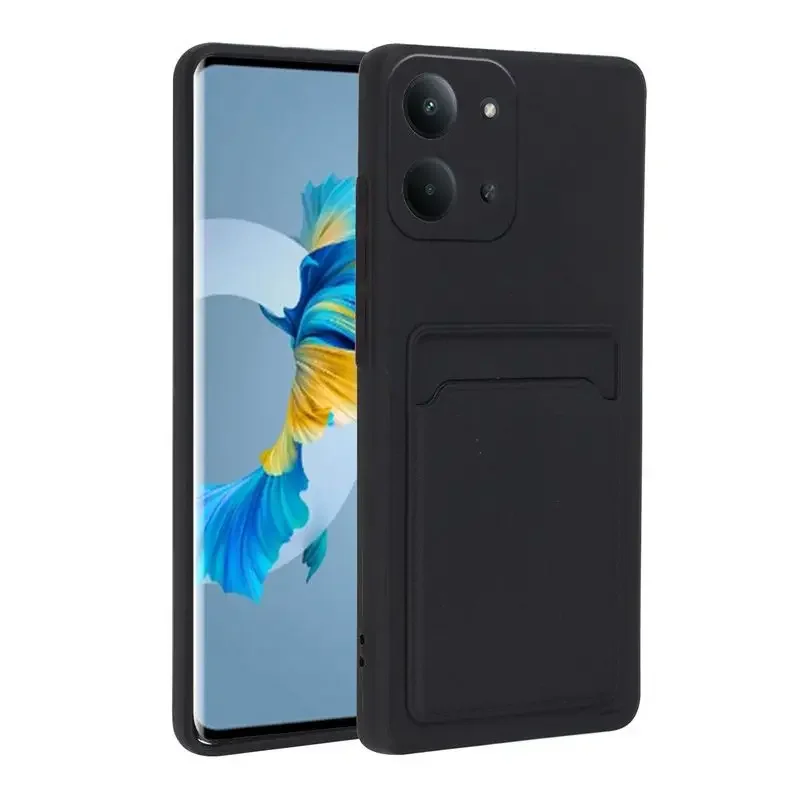 لينة غطاء من السيليكون ل Redmi 15C 15 5G Holde محفظة بطاقة غطاء الهاتف ل Redmi 15C 15 5G #5