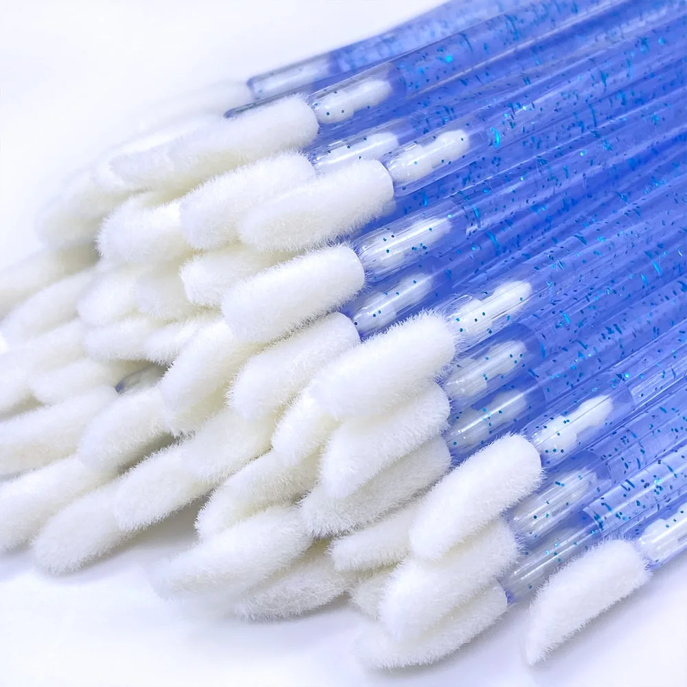 500 قطعة فرش الشفاه القابل للتصرف فرشاة للمكياج الرموش تمديد ملمع الشفاه قضيب أحمر الشفاه الصولجانات مجموعة مستحضرات التجميل