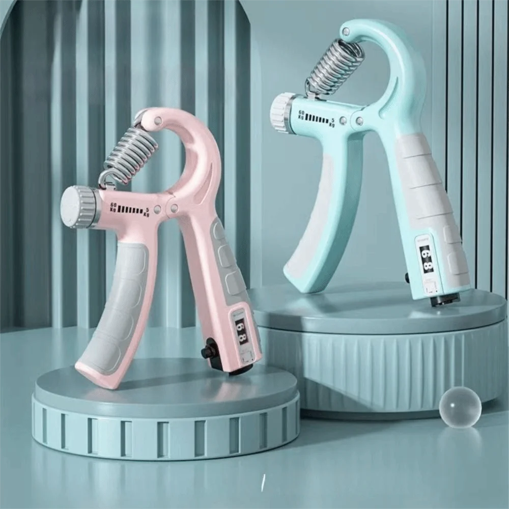 Adjustable Resistance Grip Strength Trainer Adjustable Hand Grip Resistance Hand Grip Forearm Strengthener With Counter