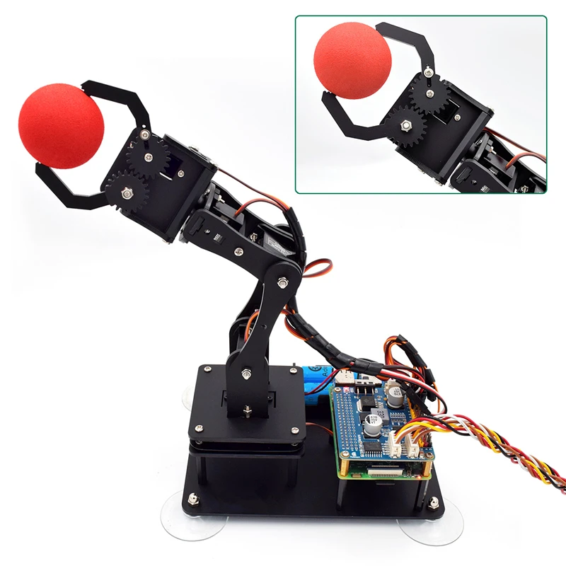 Five-axis  Arm Python Programming Learning Kit Compatible with Raspberry Pi