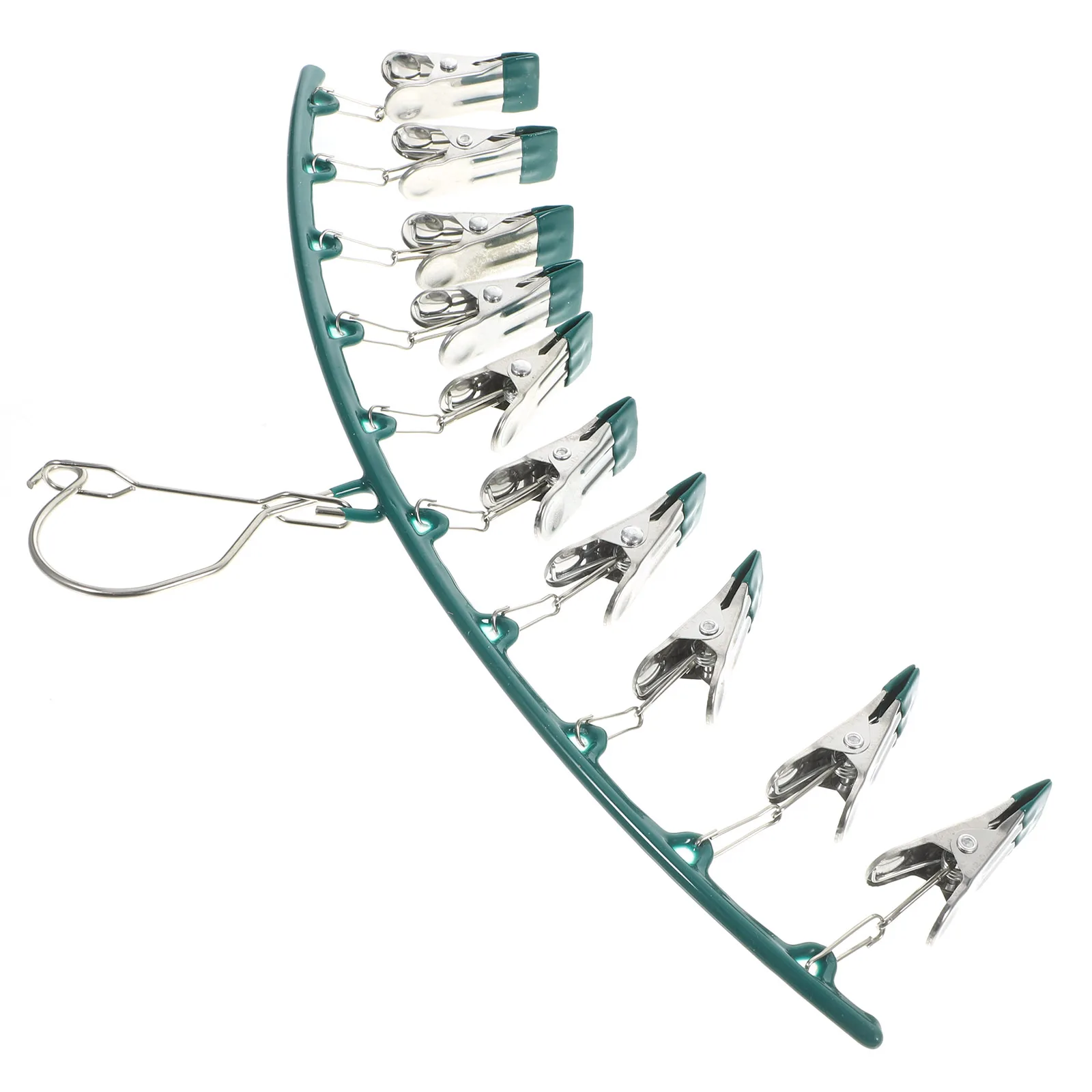 

Stainless Steel Drying Rack Hangers Windproof Portable Corrosion Resistant Space Saving Clothes Dryer Bra Clip Underwear