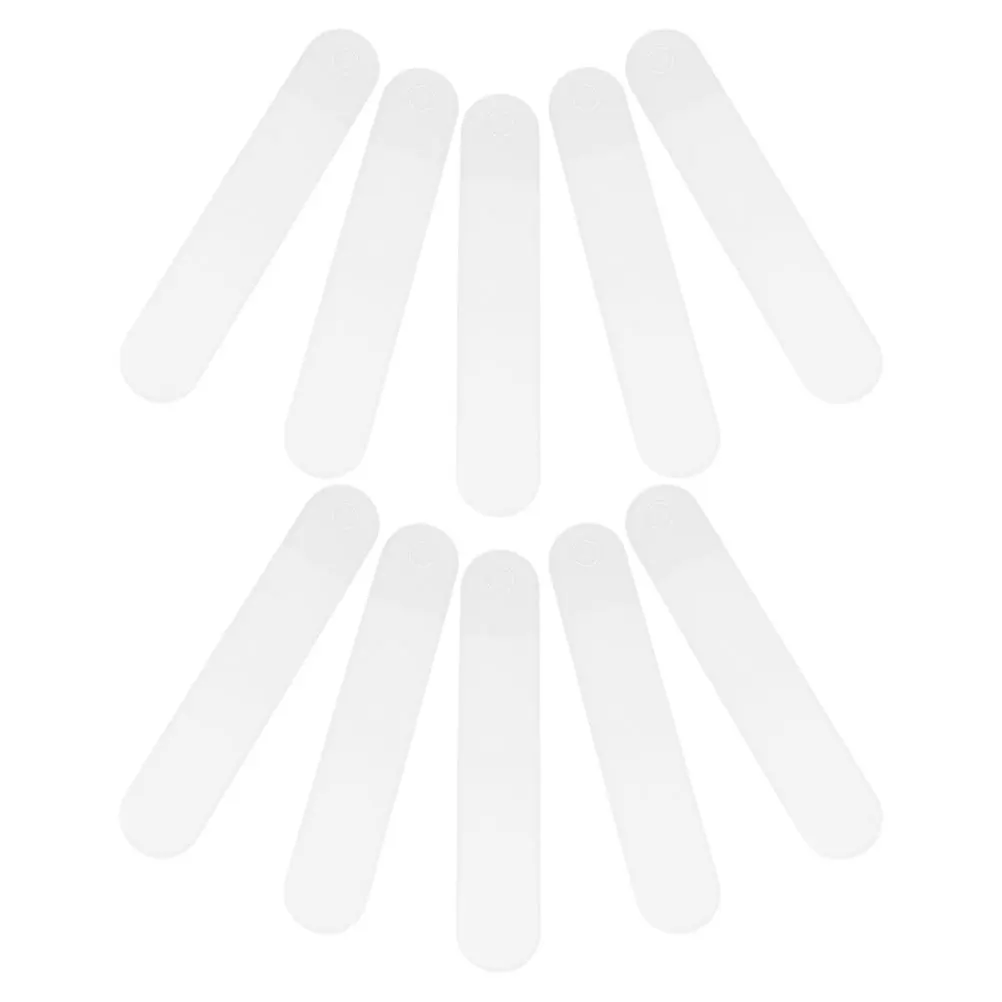 

10pcs Pen Bag Transparent Stationery Pouch For Pens Pencils Makeup Jewelry Storage Container Frosted Pencil Holders Stationery