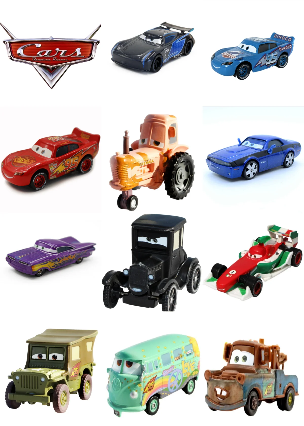 

Игрушечная машинка Disney Pixar Hicks, Lightning McQueen, Jackson Storm 1:55, детская литая игрушечная машинка