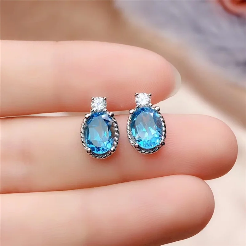 

Buyee 925 Sterling Silver Big Earrings Circle Square Green Enamel Simple Earring for Woman Girl Party Fine Jewelry Earrings