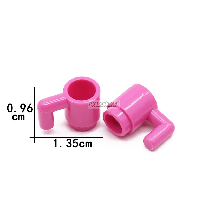 Marumine MOC 3899 33054 Mini Utensil Coffee Cup Building Block Parts Model 200PCS Kitchen Mug Container Toy Bricks Accessories