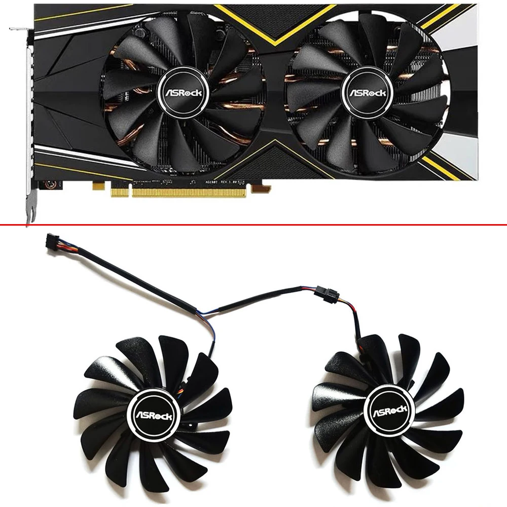 NEW Cooling Fan 95mm 4pin FDC10U12S9-C CF1010U12S RX5700 GPU FAN For ASRock Radeon RX 5700 5700XT Challenger video card fan