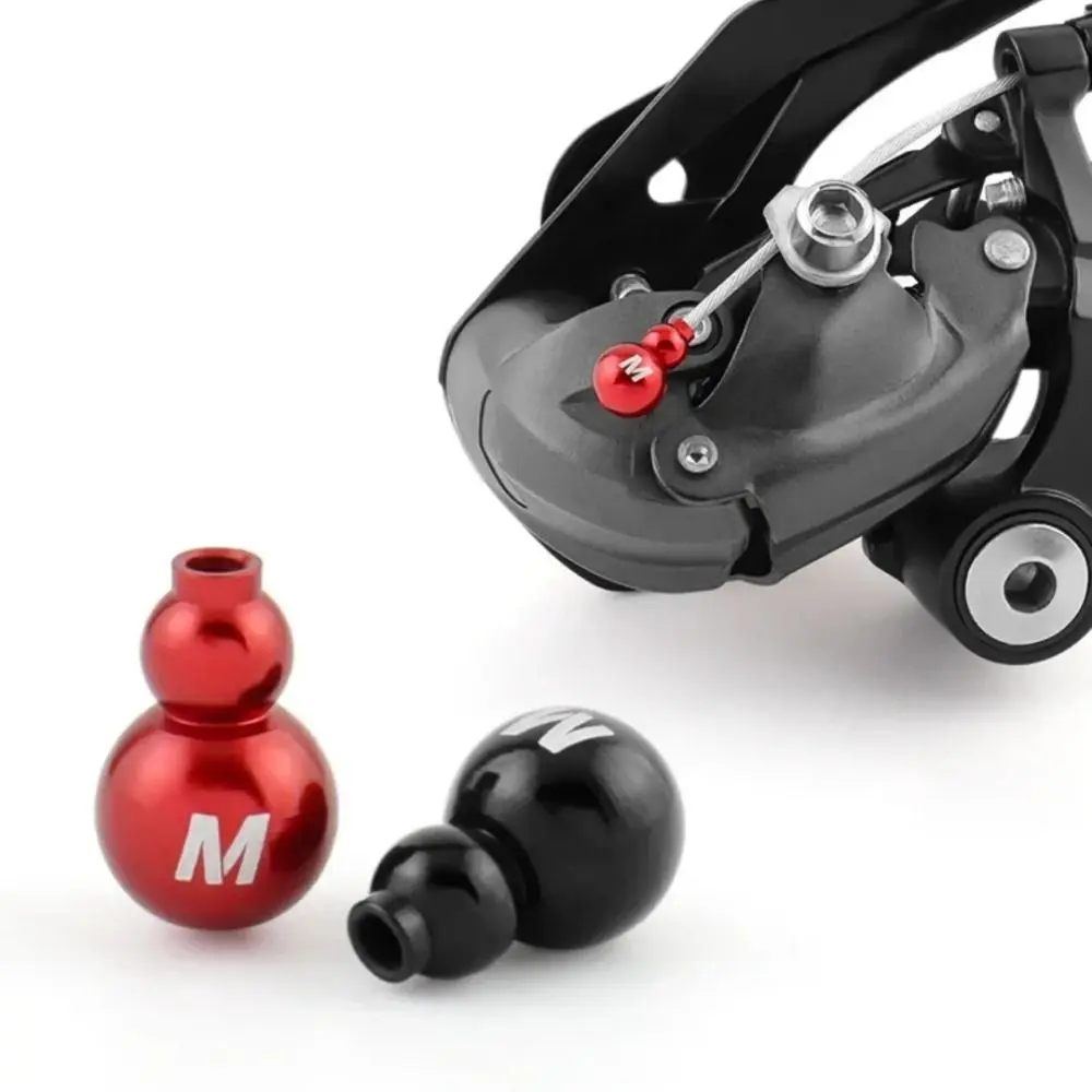 

5pcs Gourd Shaped Brake Shift Line Cap Universal Wear-resistant Wire Core End Caps Anodizing Durable Cable Cord Cover Road Bike