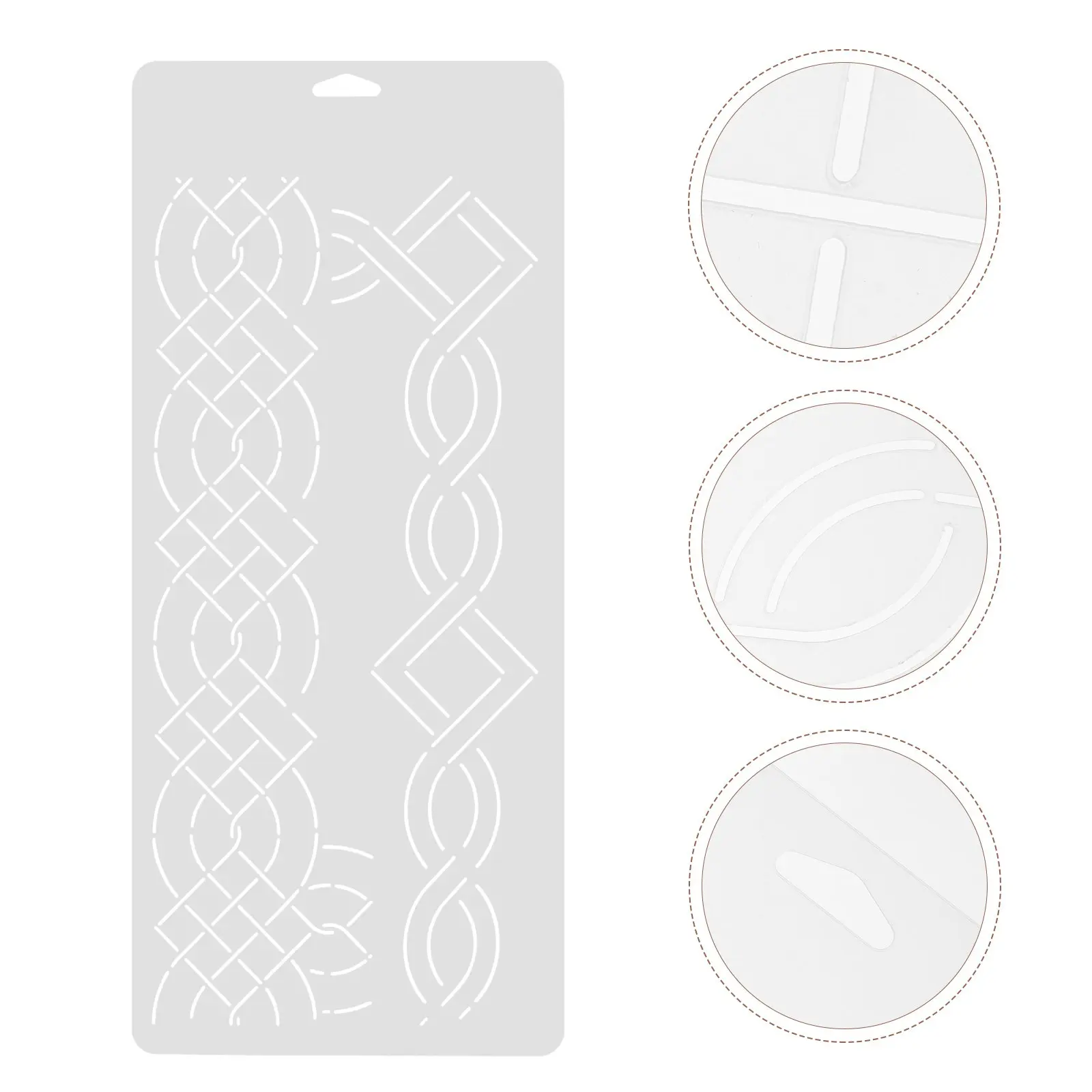 

1Pcs Patchwork Template Quilting Ruler Hollow Design for DIY Sewing Quilting Template Efficient Sewing Tool for Home Craft