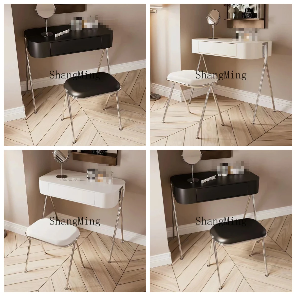 

ZYY medieval bedroom dresser modern simple bedside makeup table light luxury desk