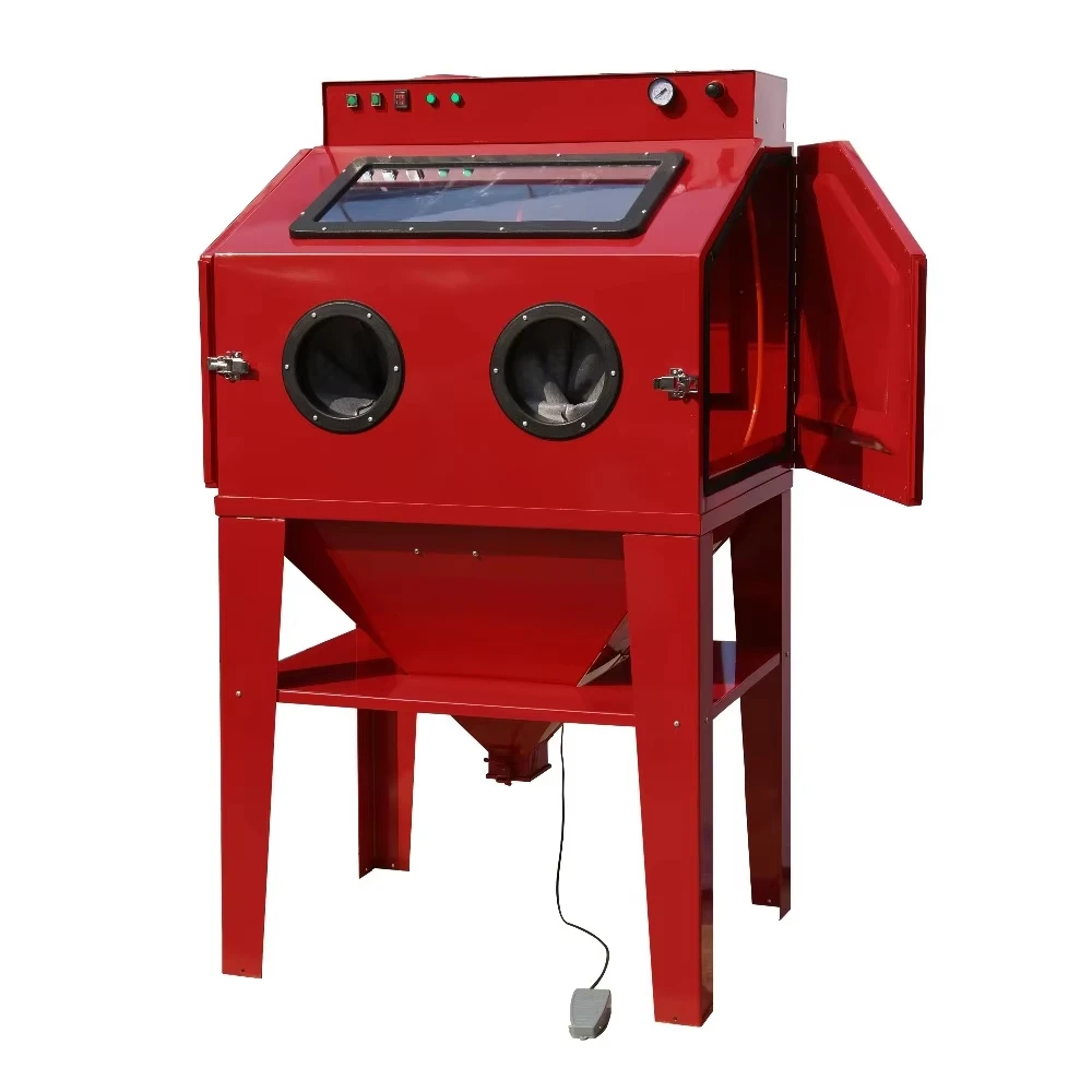 

Detachable 350E 350L Electric Control Open The Door And Power Off Sandblaster Sandblasting Machine For Sandblasting Work